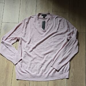 NWT BANANA REPUBLIC Merino Wool V-Neck Sweater Sz XL